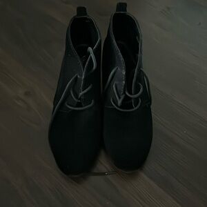Black Suede Nine West Booties